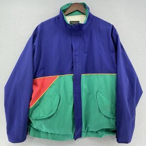 80s Linksport Gore-Tex Color‎ Block Windbreaker Jacket SZ M/L VTG Kidcore Retro